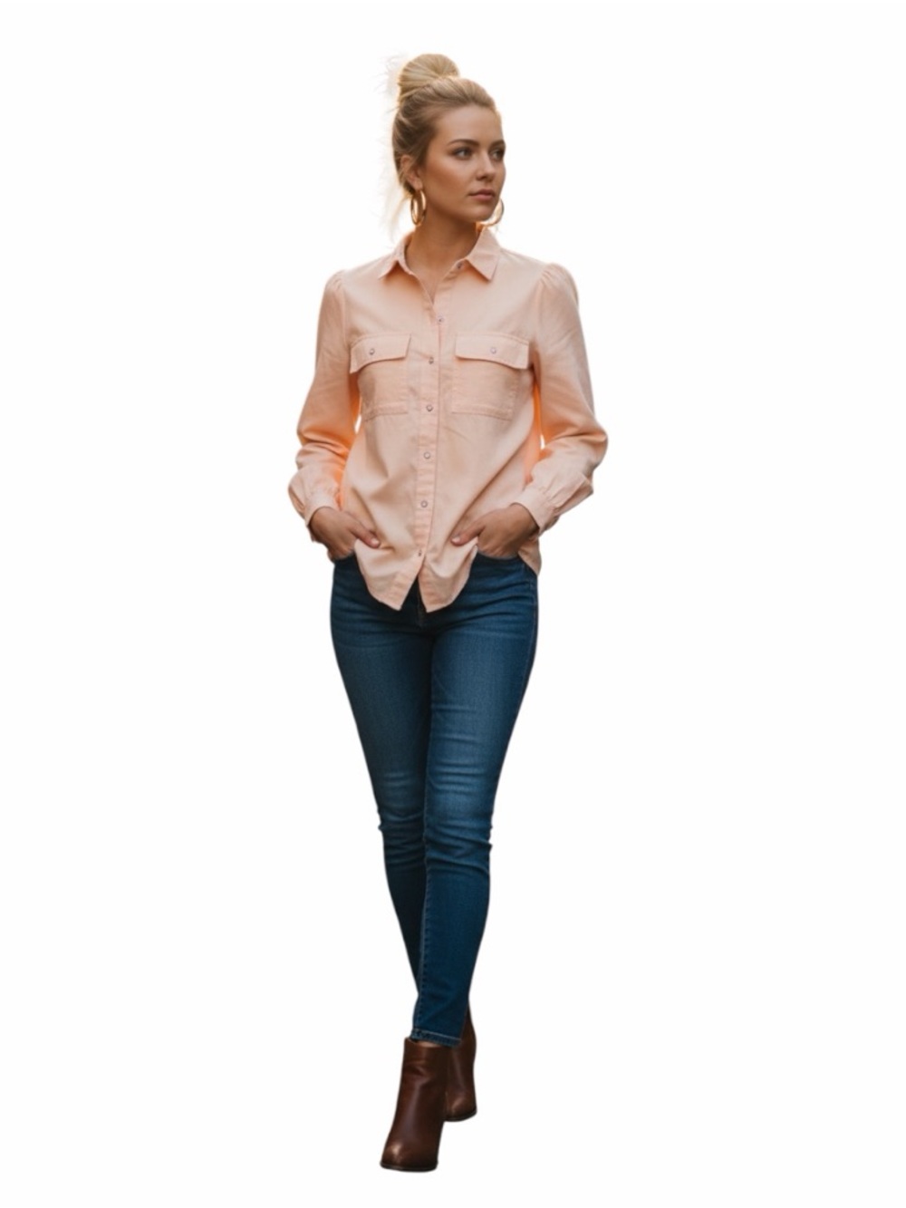 Nine West  New Button‎ Down Top Size XS